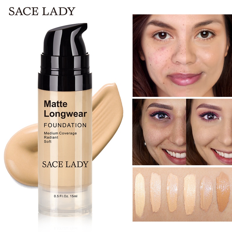 

15ml Face Foundation Cream Base Makeup Professional Matte Finish Make Up Liquid Concealer Waterproof Brand Natural Cosmetic