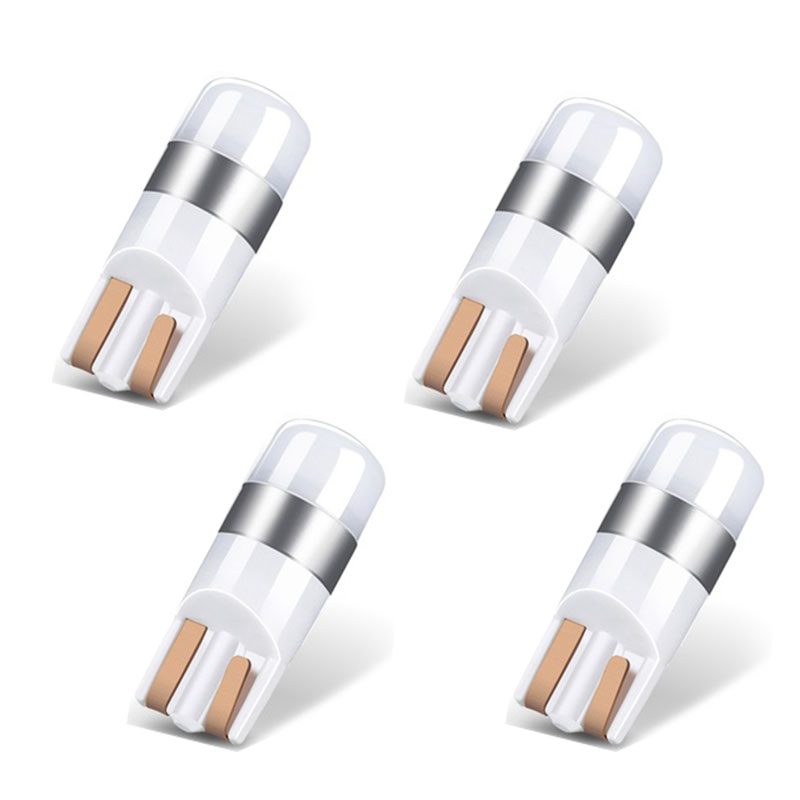 

4X Error T10 Bulb Canbus 3030 Smd Led Car Parking Light White 6000K, As pic