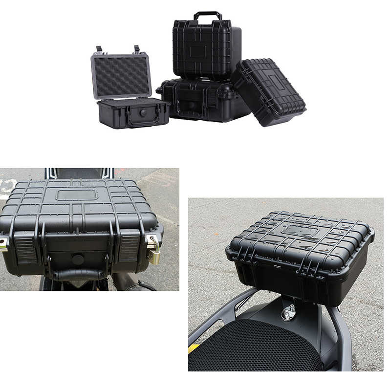 

350*300*150mm Protective Safety Toolbox Equipment Suitcase Instrument Box ABS Plastic Sealed Waterproof Toolbox with Foam Lining