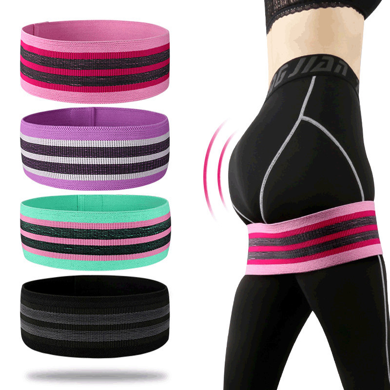 

3PCS Hip Band Yoga Resistance Band Coolfit Wide Exercise Legs Loop For Circle Squats Training Anti Slip Fitness Equipments