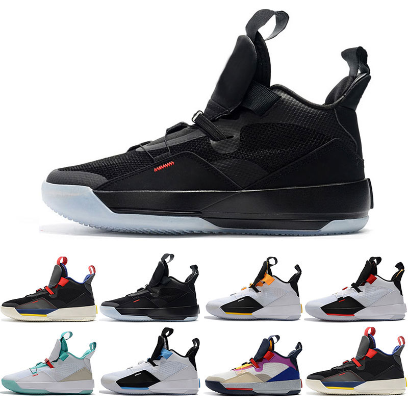 Wholesale Mens Basketball Shoes XXXIII PF 33 Future of Flight high quality 33 Tech Pack 33s Black Dark Smoke Grey Sail sneakers
