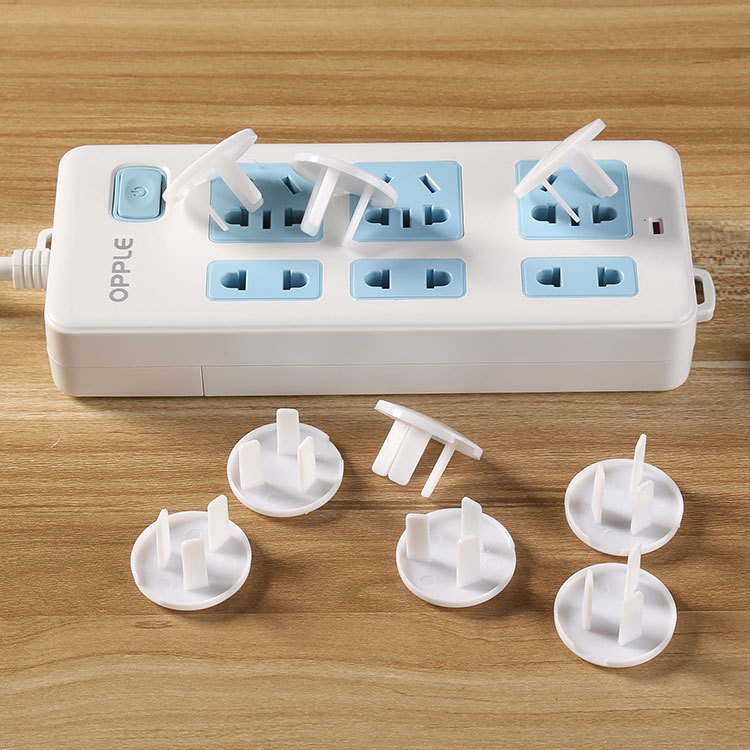 Outlet Plugs Baby Safety Protector Children Safety Electrical Proof Electrical Socket Covers Plastic Plug Caps Cover Lock RN8051-image-537826918