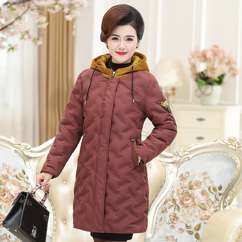 

Winter Jacket Female Parka Coat Long hoodie Down Cotton Jacket Plus Size 5XL Long Hooded thick Parkas autumn Coat Women, Black