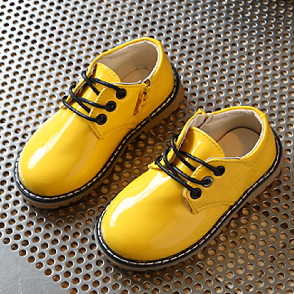 

Children Fashion Baby Shoes Boys Girls Martin Rubber Sole Sneakers Artificial Leather Cow Muscle Sole Casual Single Shoes
