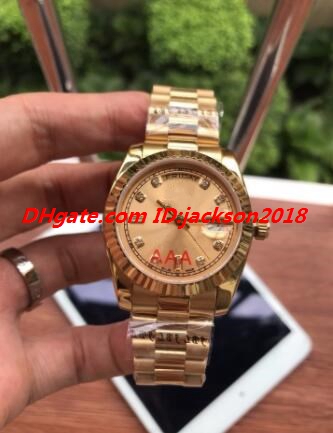 

Hot Sale 2 Style Men Watch 40mm 118348 Gold Silver Dial Stainless Steel Bracelet Asia 2813 Automatic Luxury Wristwatch Free Shipping, Make waterproof