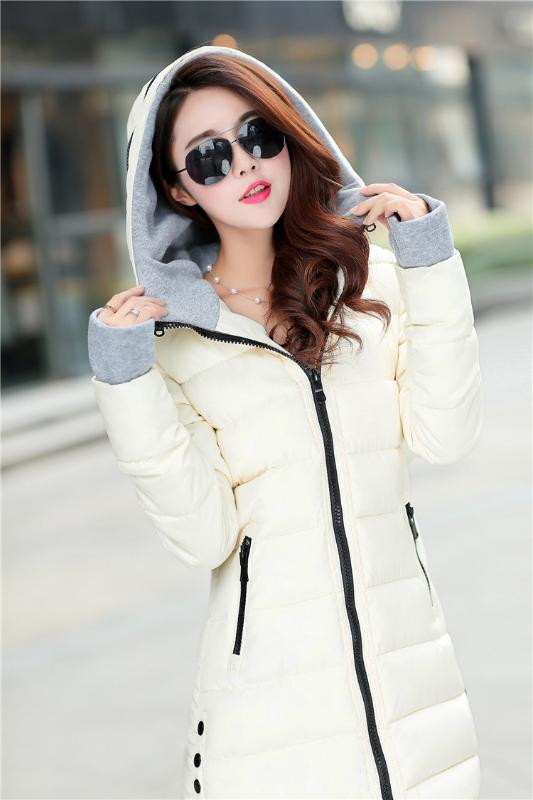 

Hoodies Print Parka Mujer Winter Coats Women Thicken Velvets Plus Size Liner Tops Pockets Loose Warm Ladies Down Cotton Jacket, Green