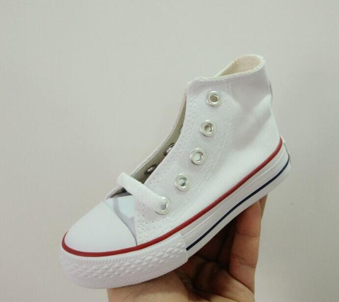 

Kids 15 Colors Classic Canvas Shoes High-tip Low-tip Children Boy's Girl's Casual Shoe, Yellow low