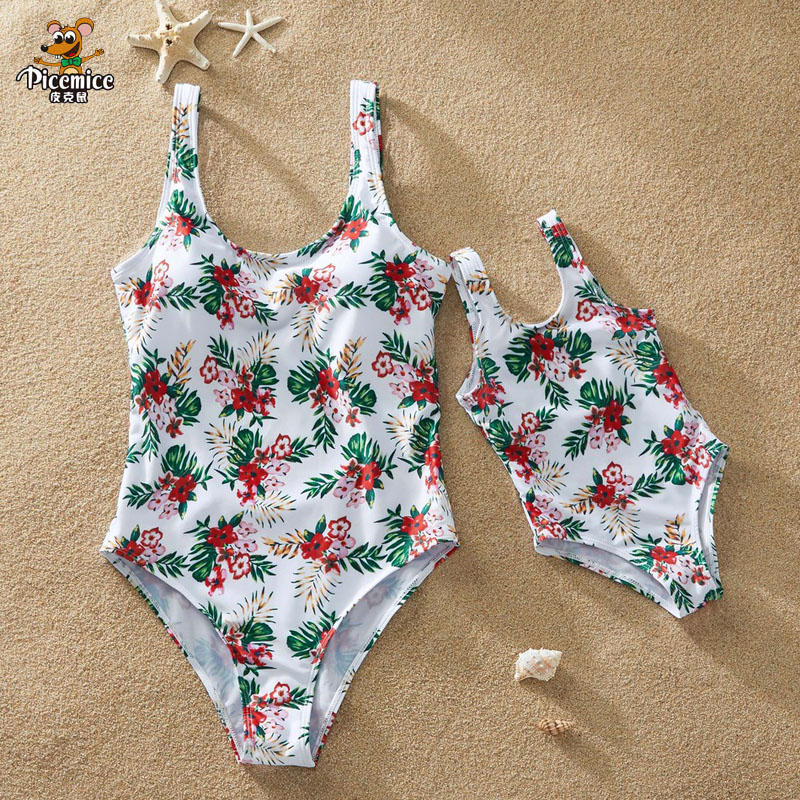 

2020 New Family Matching Clothes Mother Daughter Swimwear Mom Daughter Swimsuit Mommy And Me Swimwear Clothes Family Look, Girl size 3t