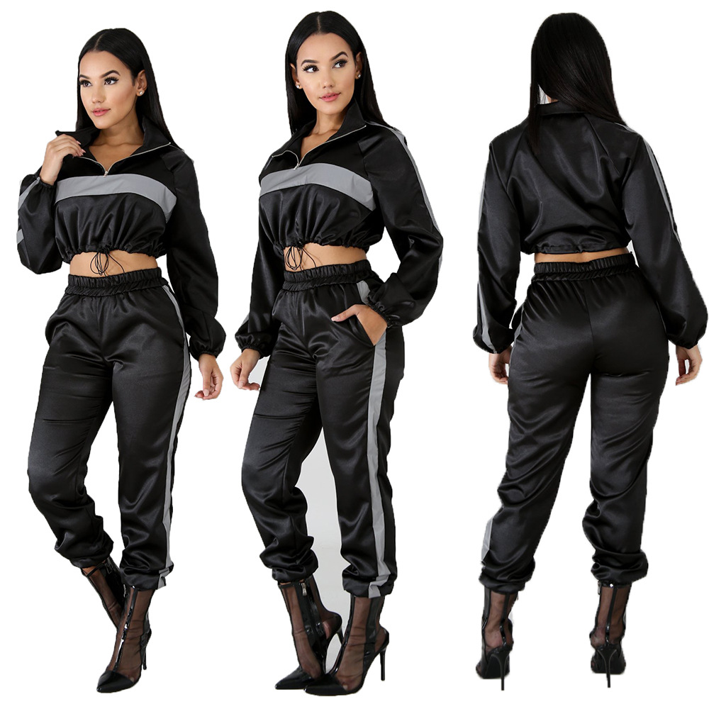 cropped sweat suit
