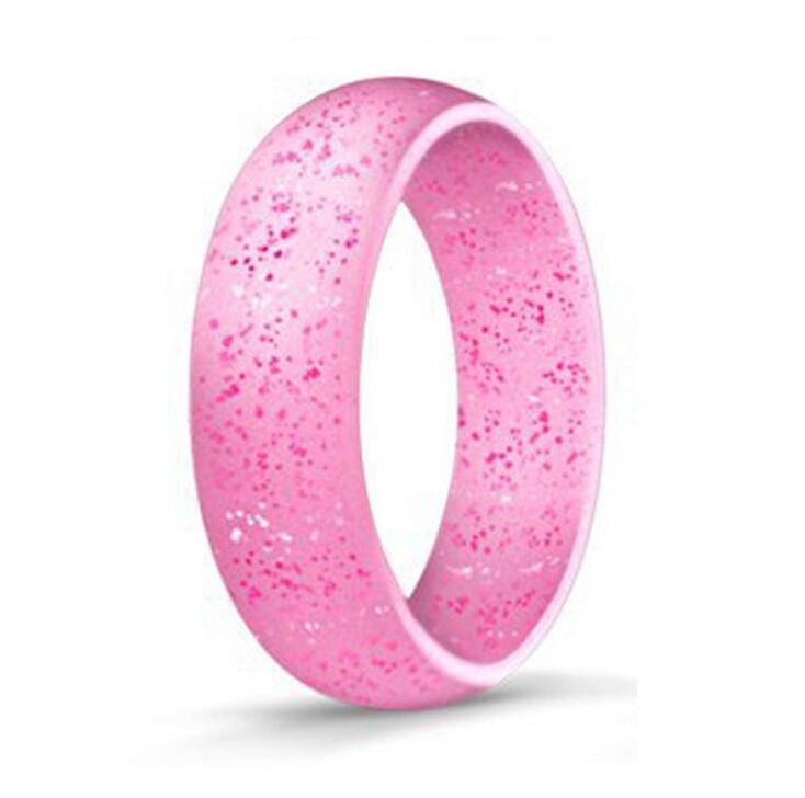 

Outdoors colorful Silicone Ring Unisex Flexible Hypoallergenic Rubber Silicone O-Rings Wedding Sports Band Rings free shipping