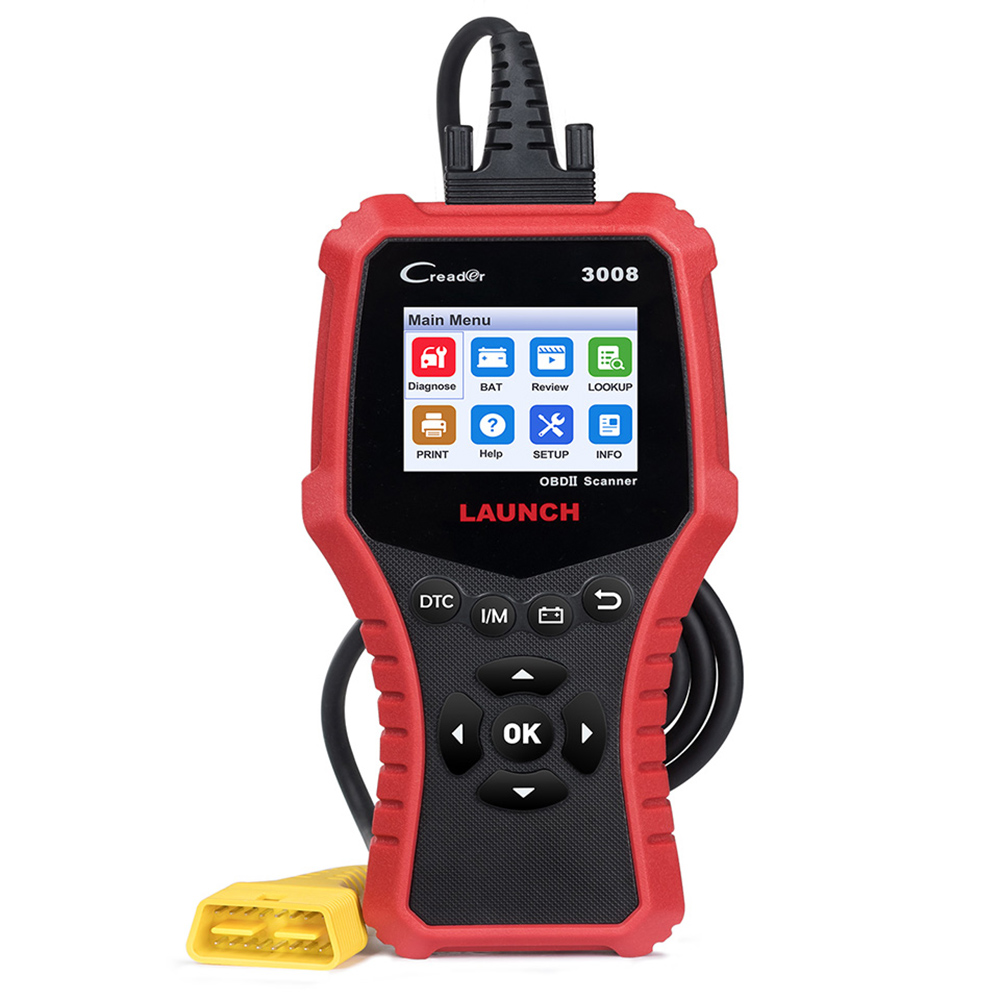 LANCER CR3008 OBD2 Scanner automatique OBDII Lecteur de code d'anomalie Vérification de la lumière du moteur Outil de diagnostic