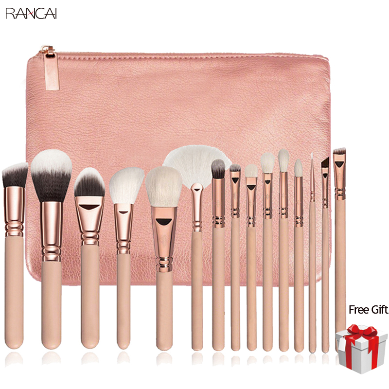 

Makeup Brushes Set Pincel Maquiagem Powder Eye Kabuki Brush Complete Kit Cosmetics Beauty Tools with Leather Case