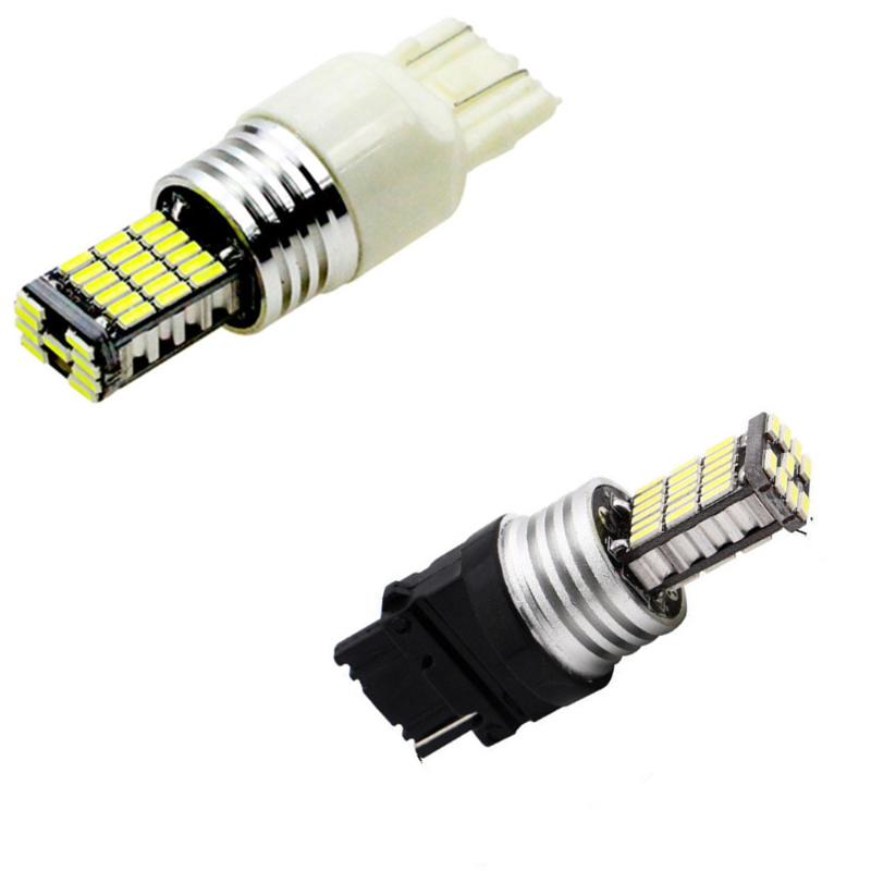 

T20 7440 7443 3157 4014 45 SMD Cars LED Bulbs Turn Signal Lights Parking light Reverse Backup Light 12V DC Amber Red White, As pic