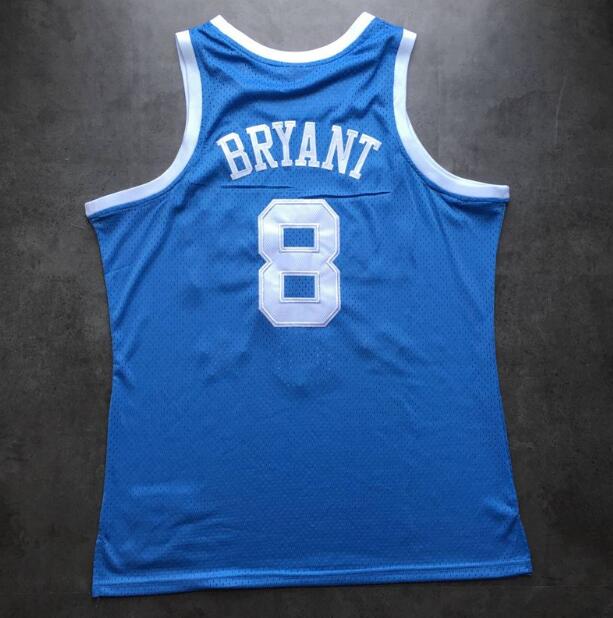 

Men's basketball jerseys Los Angeles Lakers Kobe Bryant 2004-05 all-star blue Hardwoods Classics Player Jersey, Black;red