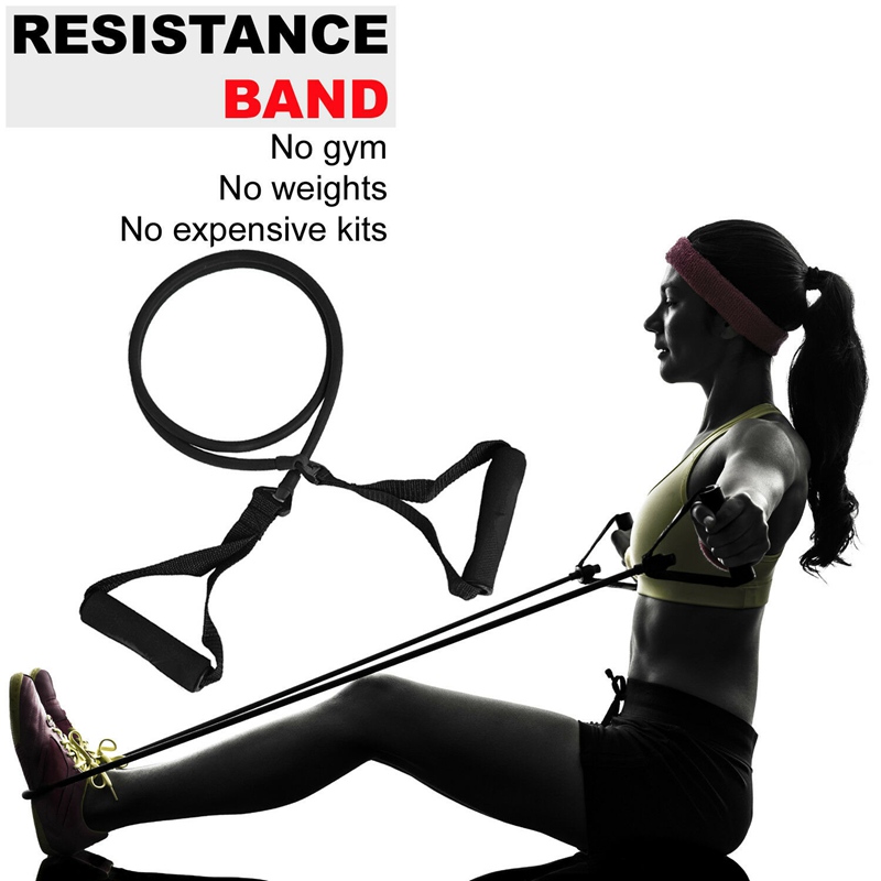 

120cm Yoga Pull Rope Resistance Bands Fitness Gum Elastic Bands Fitness Equipment Rubber expander Workout Exercise Training Band