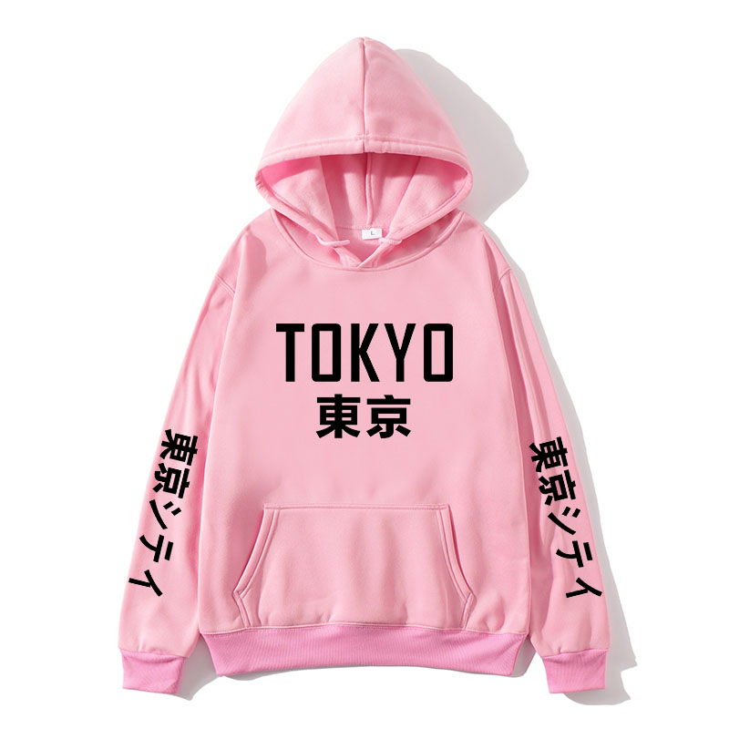 

2020 New Hot Sale Japanese Men' Casual Print Hoodie Men' Multicolor Hoodie Couple Sweatshirt and Women, White