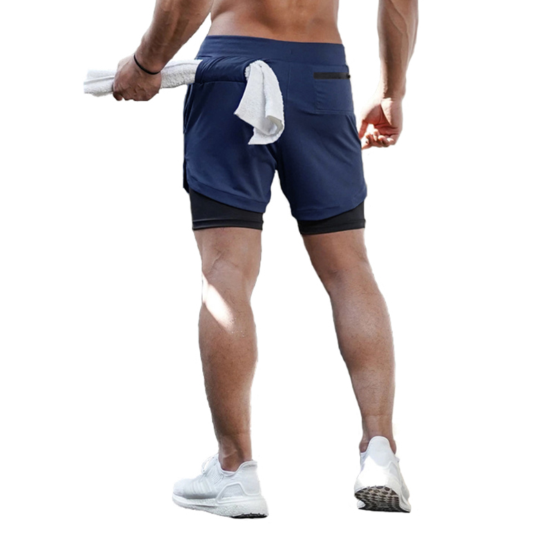 

Men's brand Shorts Running Shorts Quick Drying Sport Gyms Fitness Bodybuilding Workout Built-in Pockets Short pants Men, Green