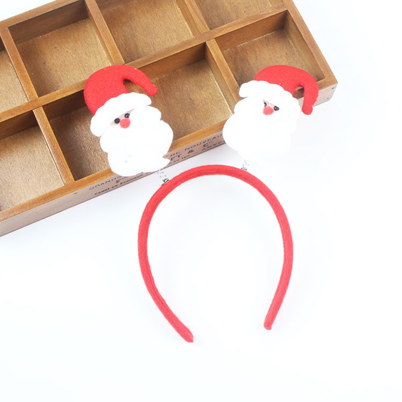 

Christmas Headband Snowman Santa Claus Deer Horn Headdress Cat Ear Headband Kids Adults Hair Accessories Party Decor Photo Props