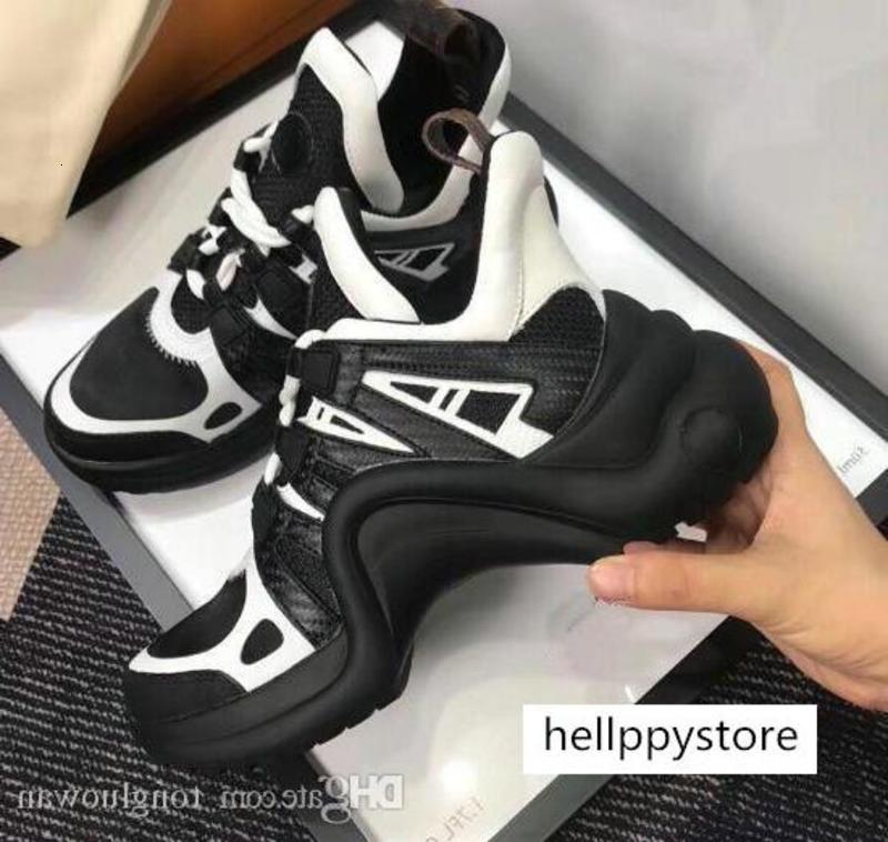 

New real-leather casual fashion Women Breathable Athletic Sport Flat antiskid Luxury designer SNEAKER ArchLight Shoes