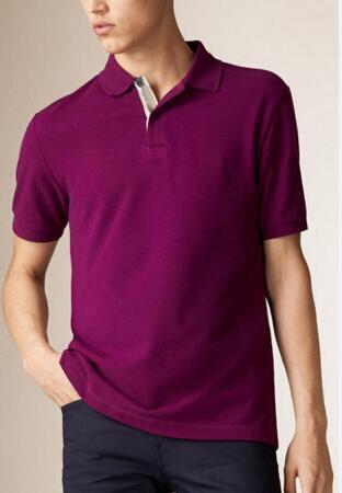 

Classic Men Solid Polo Shirt UK Fashion Cotton England Design Casual T-Shirt Horse Embroidery Summer Tops Short Sleeve Fitness Tees Purple, 555555555