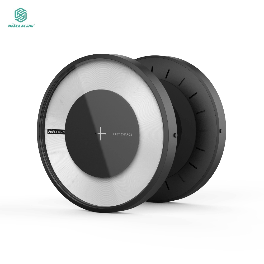 

NILLKIN MC017 Magic Disk VI Qi Wireless Charging Pad Charger for Samsung Galaxy S10Plus / S9plus and Qi-enabled Devices