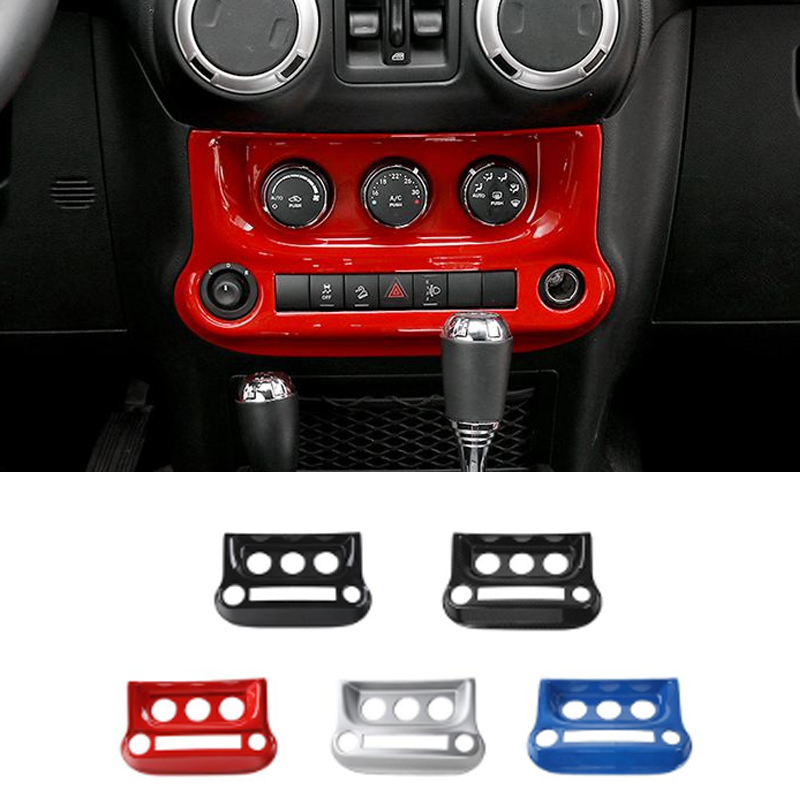 

Air Conditioning Switch Panel Central Dashboard Console Cover Accessories For Jeep Wrangler JK Car Interior Accessories