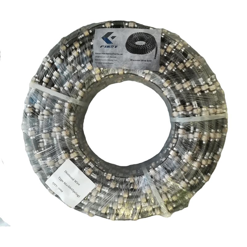 

11.5mm Marble Travertine Quarry Spring Diamond Wire Saw Wet or Dry Cutting