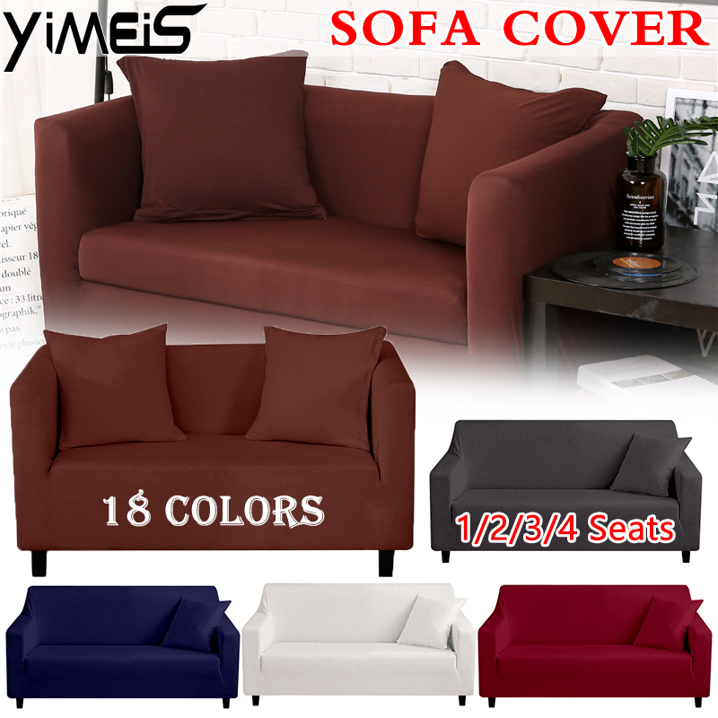 

Stretch Sofa Cover Cotton Elastic All-inclusive Chair Corner Couch Cover Spandex Sofa Covers for Living Room Pets copridivano A2