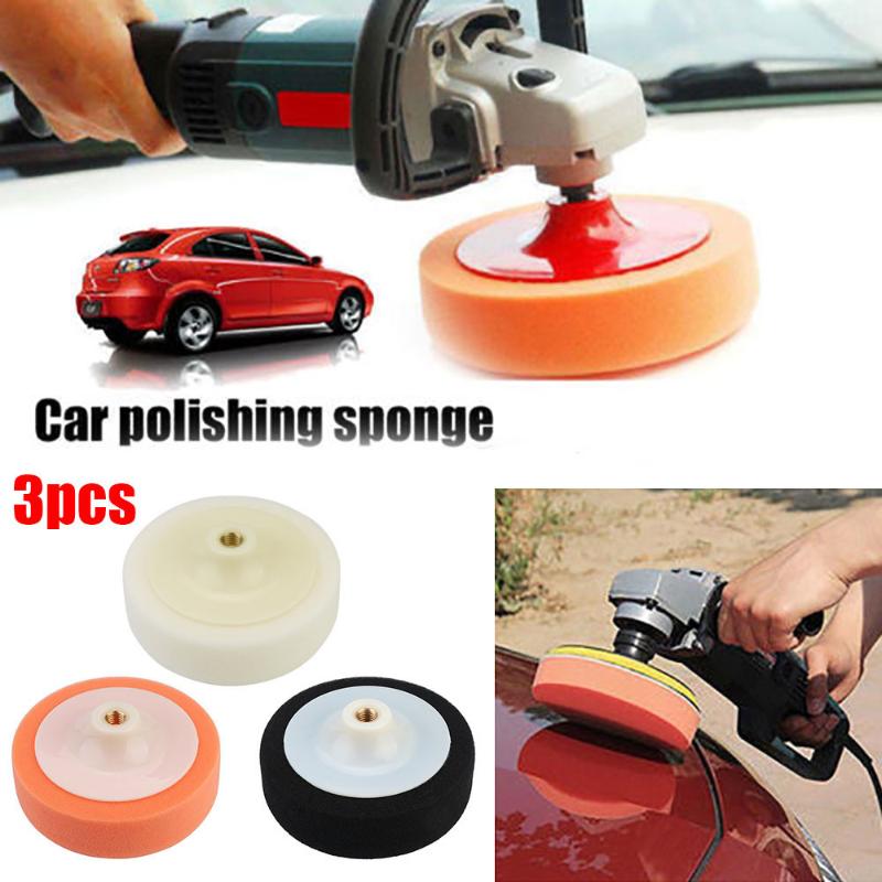

3Pcs Car Polishing Sponge Waxing Buffing Pads Compound Auto Polisher Car Care & Cleaning Tools