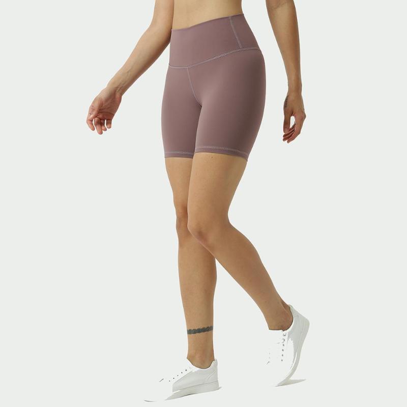 

Sports Shorts Tights yoga Women Leggings High Waist Gym Fitness Workout Shorts for Running Ladies Summer Ultra Elastic Hip 6", Black