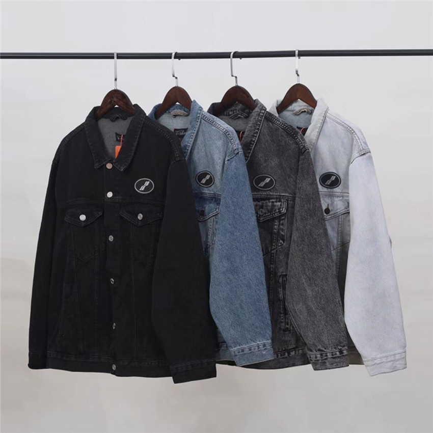 

WE11 DONE Denim Work Jacket Women Men High Quality WELLDONE Jackets