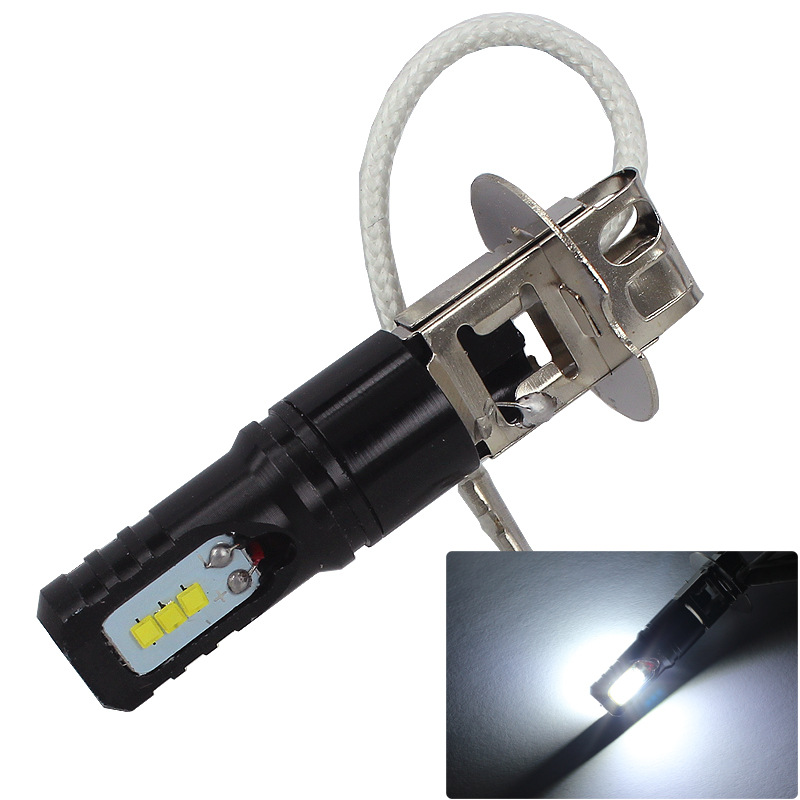 

2pcs H1 LED Bulb Car Fog Light H1 H3 6500K White Led Bulb Daytime Running Lights DRL Lamp Replacement 12V Foglights
