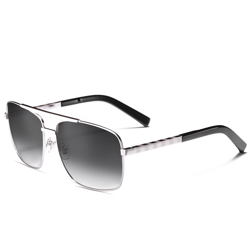 

Luxury-men brand designer sunglass attitude sunglasses square logo on lens men brand designer sunglasses shiny Black gold Brand New with Box