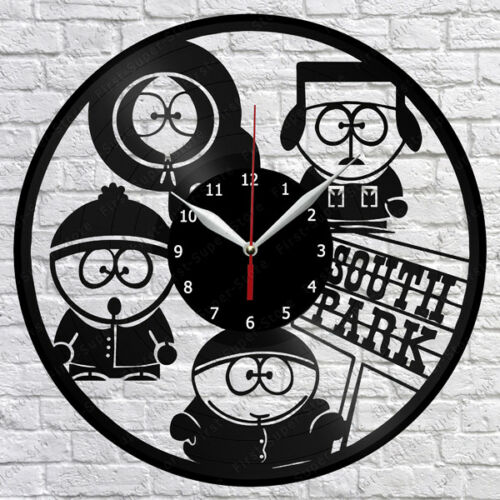 

South Park Vinyl Record Wall Clock Fan Art Home Decor