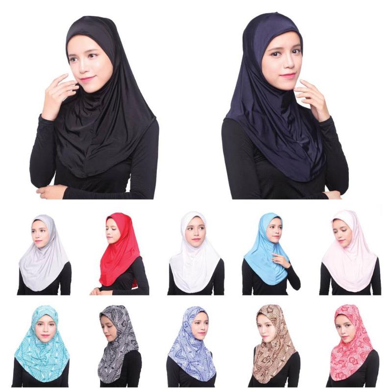 

UAE Islam Arabia Hijab Amira Caps Women Muslim Turban Hijabs Head Cover Mujer Bonnet Headscarf Underscarf Worship Hats New