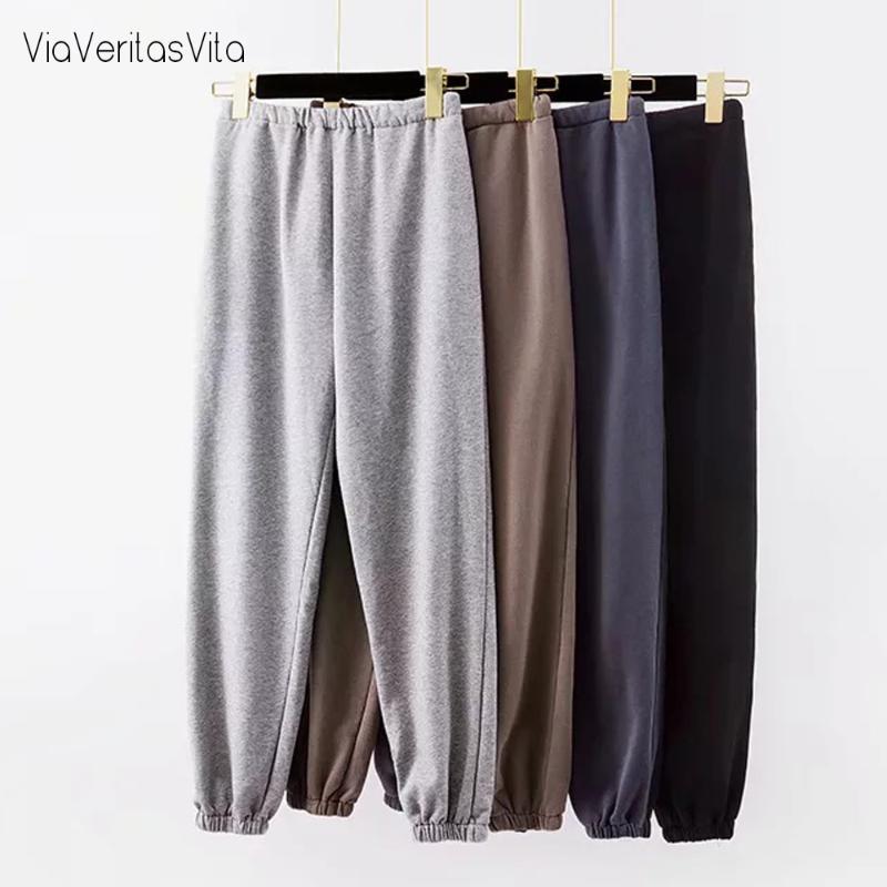 

Fashion Womens Jogging Cargo Pants Trousers High elastic wasit sexy loose Pants Joggers gray Sweatpants Capris Winter clothes, Black short