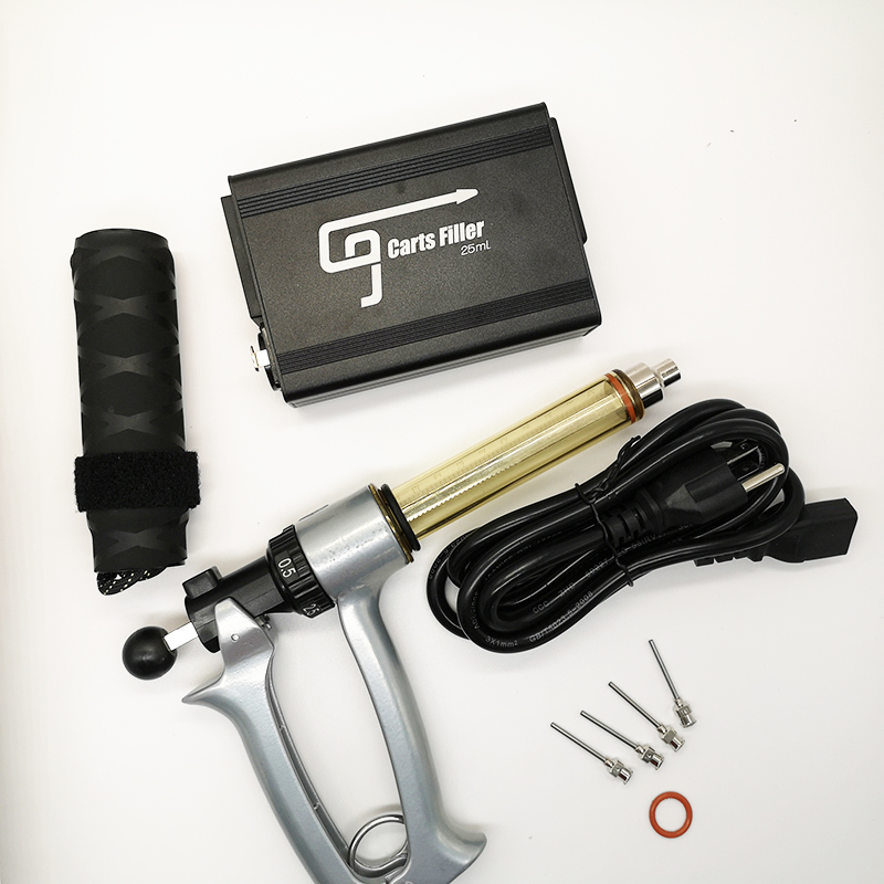 

Ecig Vaporizer Cartridge Filling Machine G9 Carts Filler 0.5ml 0.8ml 1.0ml Replacement Distillate Gun Barrel Glass Vape Pen Cartridge Filler