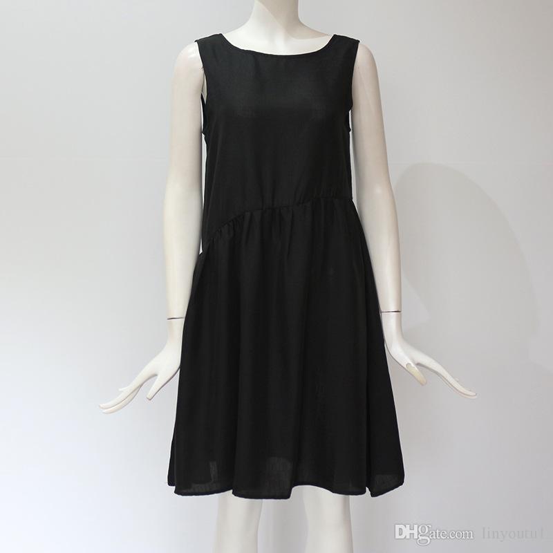 

2020 Summer Dress Women Sexy Backless Boho Style Beach Dress Casual O-neck Solid Color Elegant A-line Party Dress Sundress, 2#