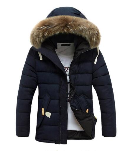 New Brand down Parkas jacket Coat Fur Expedition parka Men's jacket and the size of the men jacket coat cotton male hooded casual Jackets