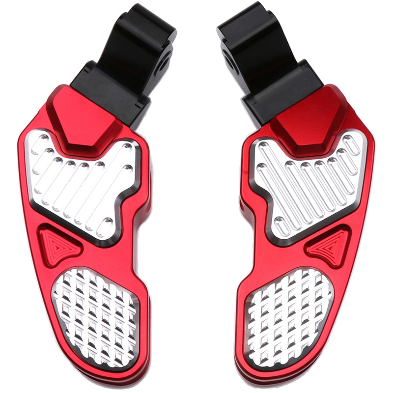 

Motorcycle Rear Pedals Modified Aluminum Alloy Thickened Rear Pedals for PCX125 150