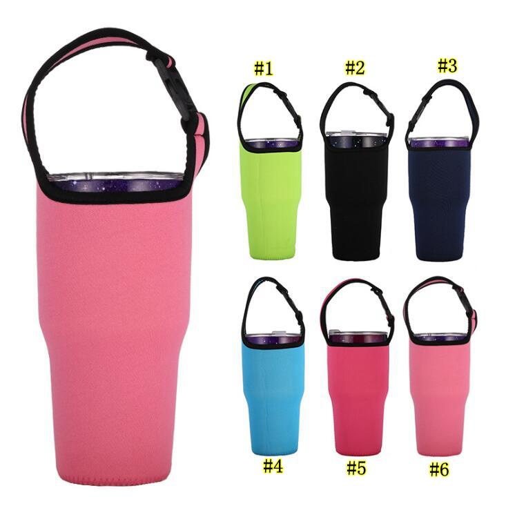 Protable Water Bottle Cup Drink Cooler Carrier Cover Case Random Color