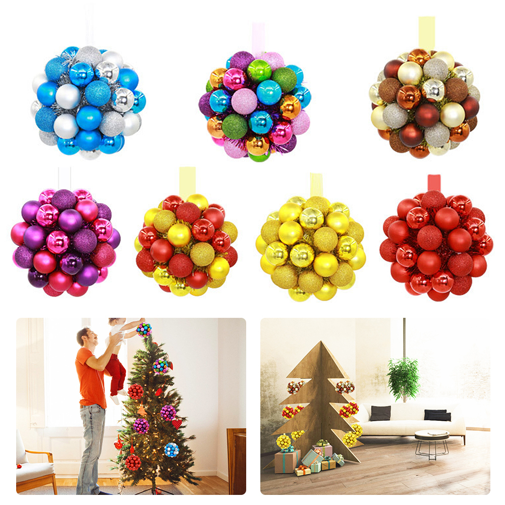 

Color Christmas Ball Wedding Party Hanging Ball Creative Plating Hotel Restaurant Living Room Home Decor