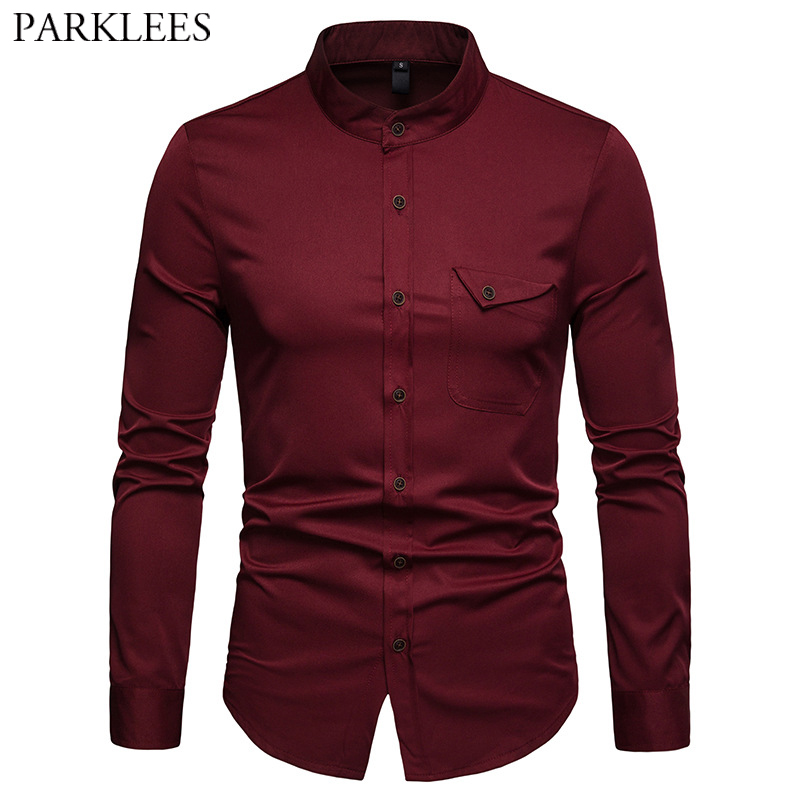 red shirt outfit for men