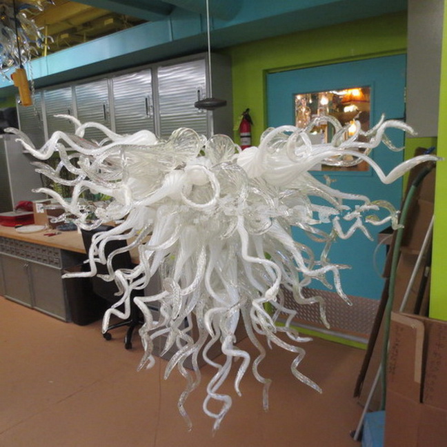 

Fancy Home Decor Art Glass Lamp LED Light Source Dale Chihuly Hand Blown Glass Chandelier Lights