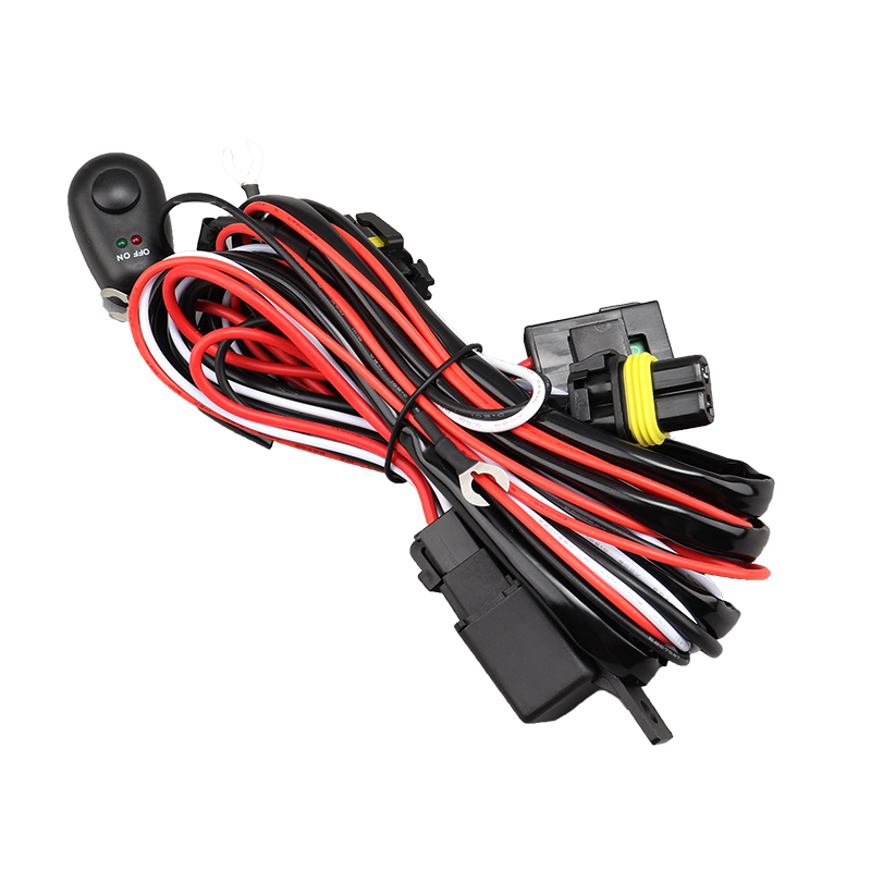 

Led Fog Light H11 H8 H9 Wiring Harness Socket Wire Connector with Switch for Off-road Fog Lamp DRL Work Driving Lights