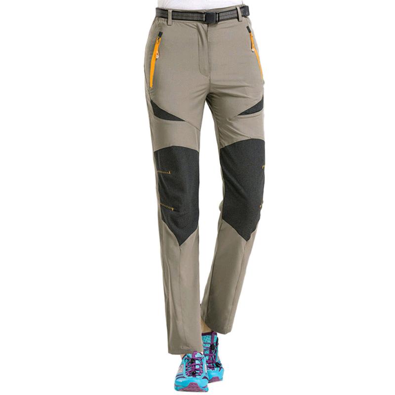 

Women Hiking Pants Outdoor Softshell Trousers Waterproof Windproof For Camping Ski Climbing #35, Black