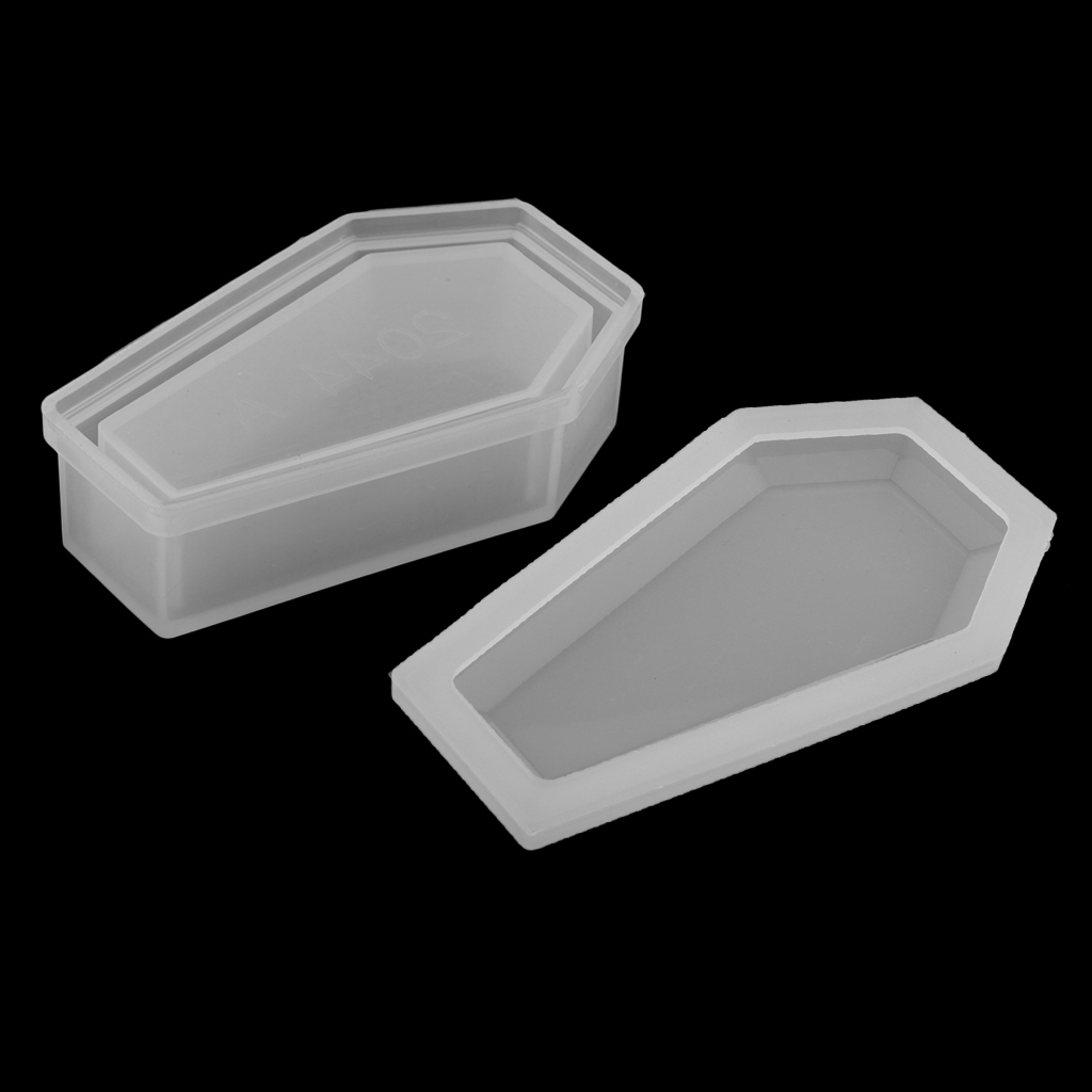 

silicone mold, coffin shape, jewelry box, storage box, gift box 14x7.5cm