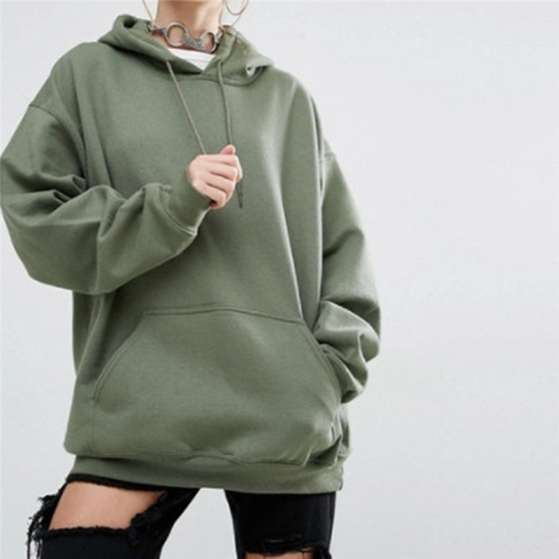 

Black Oversized sports Hoodies Women sportswear tracksuit hooded Sweatshirt Pocket Pullovers Kpop Hip Hop Skateboarding Hoodies
