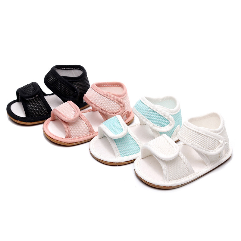 

New Arrival Baby Boys Summer Mixed Colors Shoes Breathable Anti-Slip Shoes Toddler Soft Soled First Walkers Air Mesh -18M, As photo