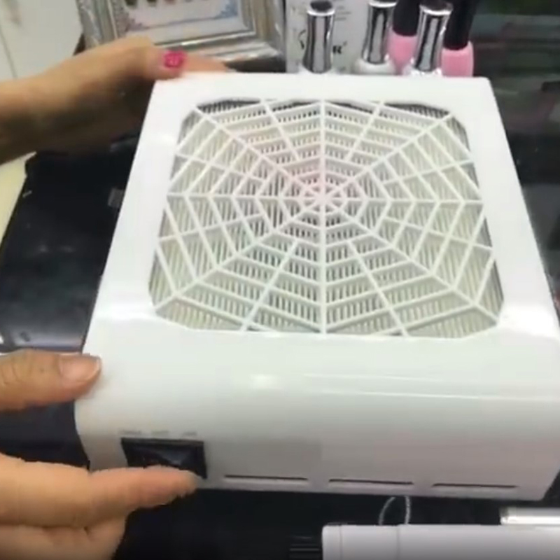 

Nail Dust Collector Pull-out Filter Nail Art Vacuum Cleaner 40W High Power SMJGood